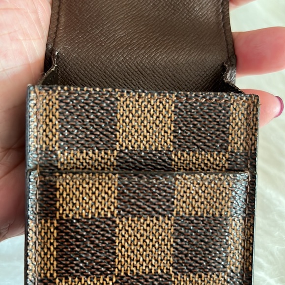 Louis Vuitton Damier Ebene Cigarette Case or lipstick case. Date Code CT0093 - Picture 10 of 15